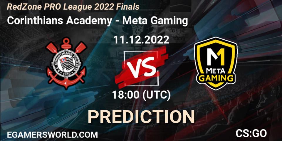 Corinthians Academy vs Meta Gaming Brasil: Betting TIp, Match Prediction. 11.12.22. CS2 (CS:GO), RedZone PRO League 2022 Finals