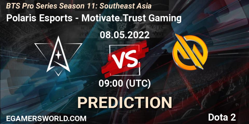 Polaris Esports vs Motivate.Trust Gaming: Betting TIp, Match Prediction. 08.05.22. Dota 2, BTS Pro Series Season 11: Southeast Asia