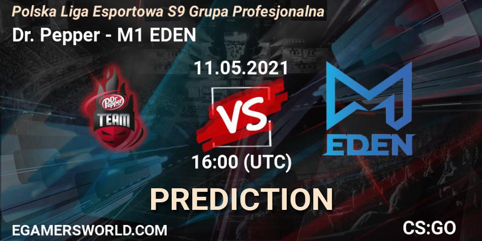 Dr. Pepper vs M1 EDEN: Betting TIp, Match Prediction. 10.05.2021 at 19:00. Counter-Strike (CS2), Polska Liga Esportowa S9 Grupa Profesjonalna