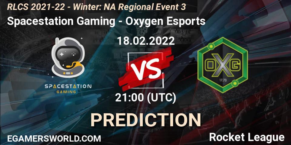 Spacestation Gaming vs Oxygen Esports: Betting TIp, Match Prediction. 18.02.2022 at 21:30. Rocket League, RLCS 2021-22 - Winter: NA Regional Event 3