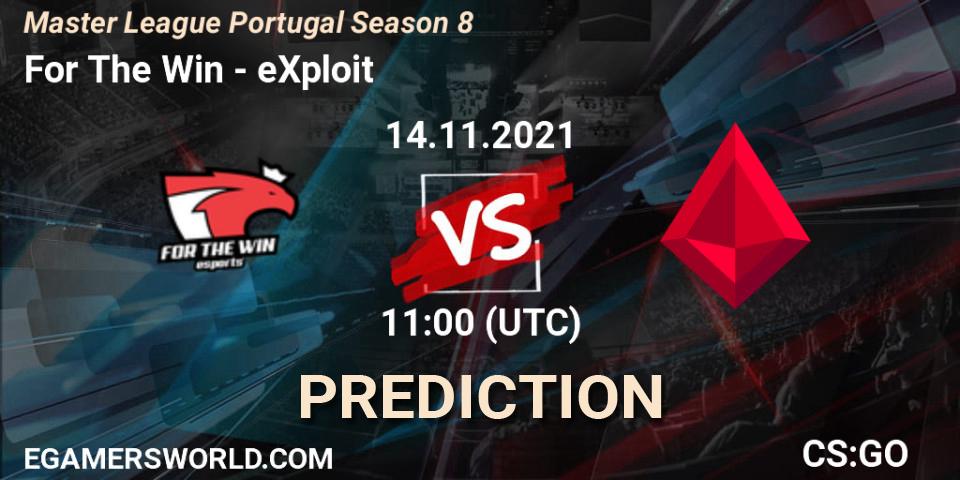 For The Win vs eXploit: Betting TIp, Match Prediction. 14.11.21. CS2 (CS:GO), Master League Portugal Season 8