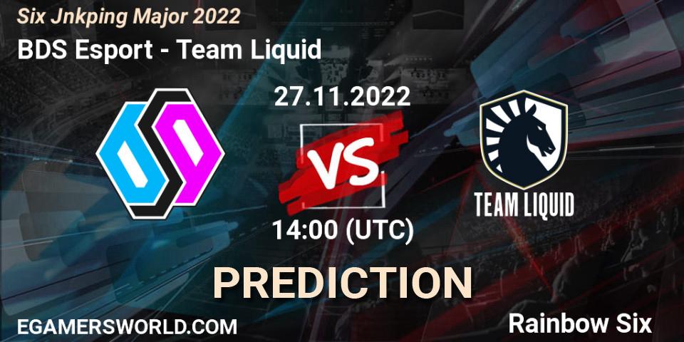 BDS Esport vs Team Liquid: Betting TIp, Match Prediction. 27.11.22. Rainbow Six, Six Jönköping Major 2022