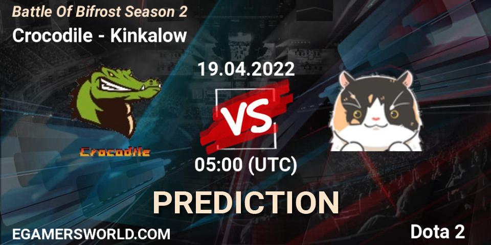 Crocodile vs Kinkalow: Betting TIp, Match Prediction. 19.04.2022 at 05:19. Dota 2, Battle Of Bifrost Season 2