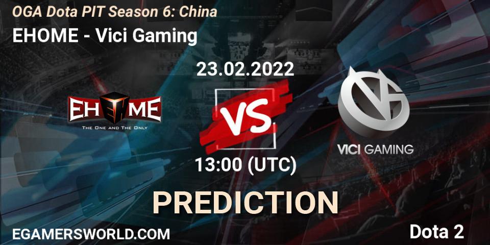 EHOME vs Vici Gaming: Betting TIp, Match Prediction. 23.02.22. Dota 2, OGA Dota PIT Season 6: China