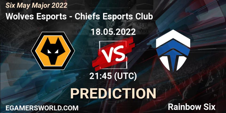 Wolves Esports vs Chiefs Esports Club: Betting TIp, Match Prediction. 18.05.2022 at 21:45. Rainbow Six, Six Charlotte Major 2022