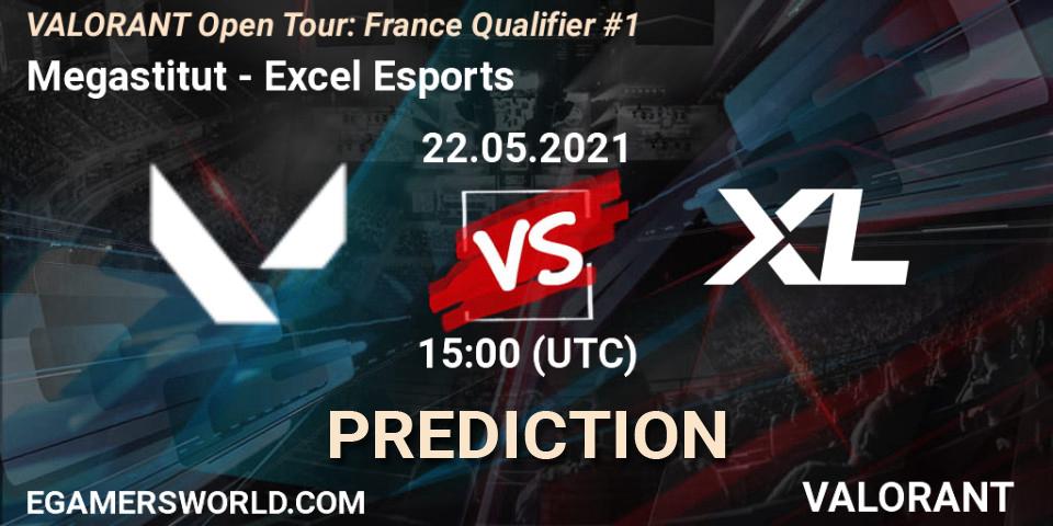 Megastitut vs Excel Esports: Betting TIp, Match Prediction. 22.05.2021 at 13:00. VALORANT, VALORANT Open Tour: France Qualifier #1