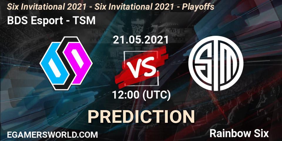 BDS Esport vs TSM: Betting TIp, Match Prediction. 21.05.21. Rainbow Six, Six Invitational 2021 - Six Invitational 2021 - Playoffs