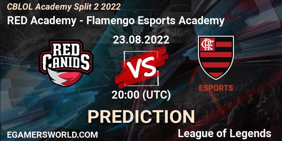 RED Academy vs Flamengo Esports Academy: Betting TIp, Match Prediction. 23.08.2022 at 20:00. LoL, CBLOL Academy Split 2 2022