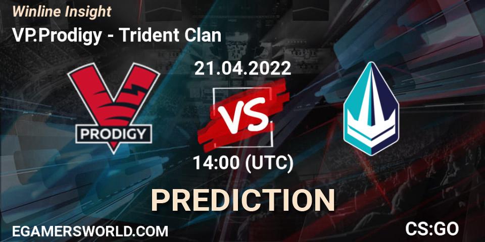 VP.Prodigy vs Trident Clan: Betting TIp, Match Prediction. 21.04.2022 at 14:00. Counter-Strike (CS2), Winline Insight