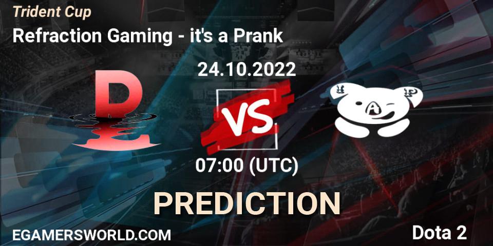 Quantic Gaming vs it's a Prank: Betting TIp, Match Prediction. 24.10.22. Dota 2, Trident Cup