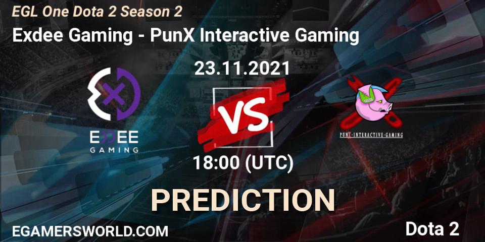 Exdee Gaming vs PunX Interactive Gaming: Betting TIp, Match Prediction. 25.11.21. Dota 2, EGL One Dota 2 Season 2