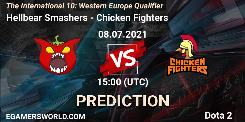 Hellbear Smashers vs Chicken Fighters: Betting TIp, Match Prediction. 08.07.2021 at 15:22. Dota 2, The International 10: Western Europe Qualifier