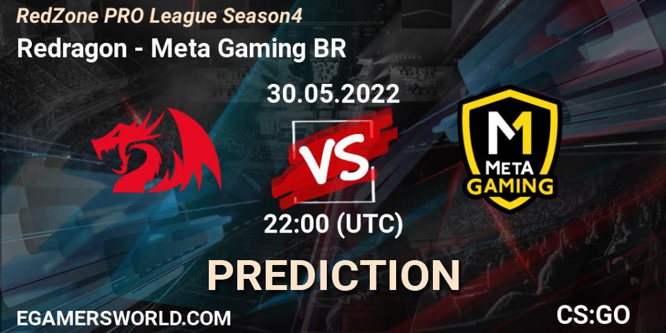Redragon vs Meta Gaming BR: Betting TIp, Match Prediction. 02.06.22. CS2 (CS:GO), RedZone PRO League Season 4