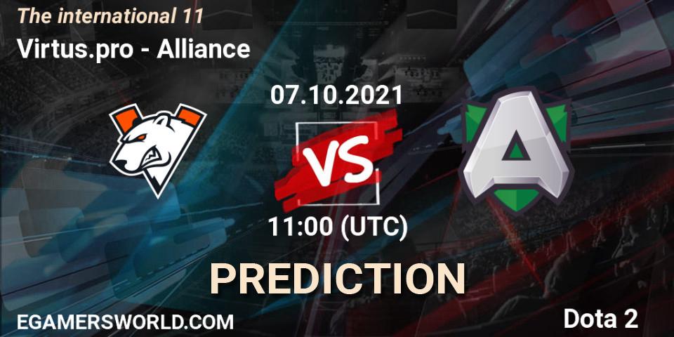 Virtus.pro vs Alliance: Betting TIp, Match Prediction. 07.10.21. Dota 2, The Internationa 2021