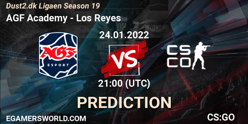 AGF Academy vs Los Reyes: Betting TIp, Match Prediction. 24.01.2022 at 21:30. Counter-Strike (CS2), Dust2.dk Ligaen Season 19