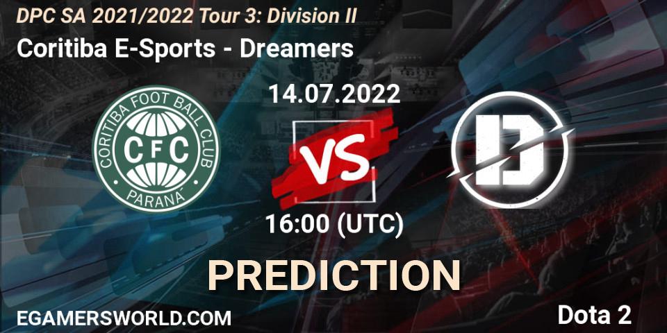 Coritiba E-Sports vs Dreamers: Betting TIp, Match Prediction. 14.07.22. Dota 2, DPC SA 2021/2022 Tour 3: Division II