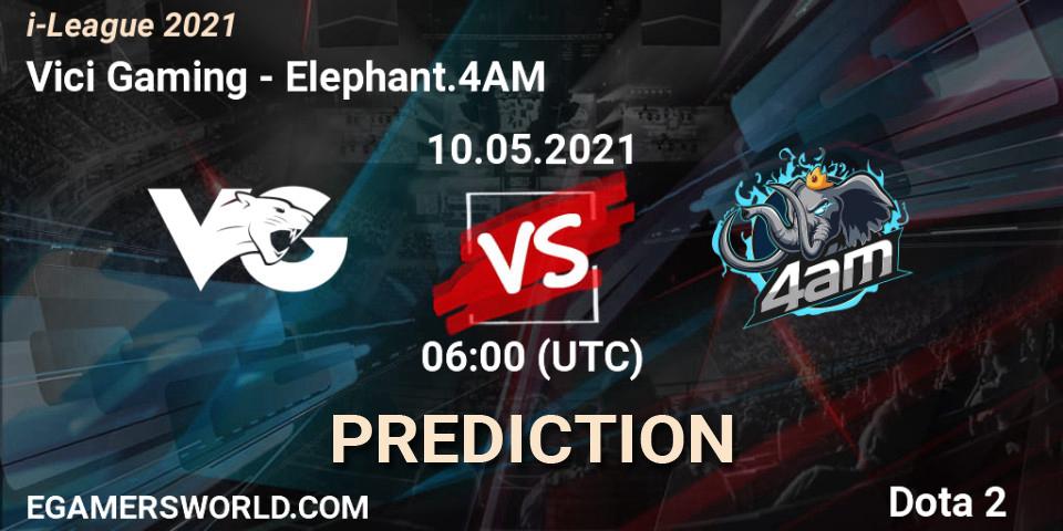 Vici Gaming vs Elephant.4AM: Betting TIp, Match Prediction. 10.05.2021 at 06:06. Dota 2, i-League 2021 Season 1