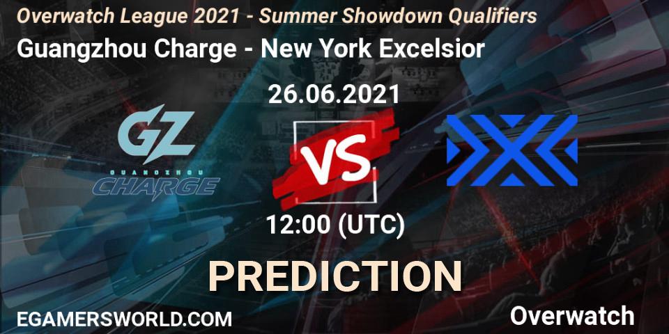Guangzhou Charge vs New York Excelsior: Betting TIp, Match Prediction. 26.06.21. Overwatch, Overwatch League 2021 - Summer Showdown Qualifiers