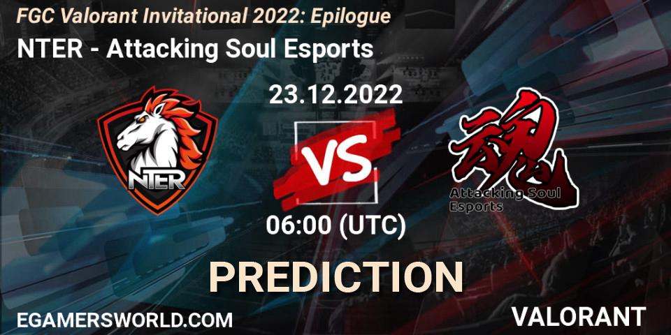 NTER vs Attacking Soul Esports: Betting TIp, Match Prediction. 23.12.22. VALORANT, FGC Valorant Invitational 2022: Epilogue