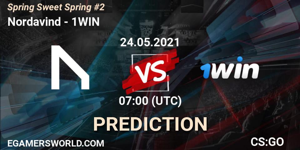 Nordavind vs 1WIN: Betting TIp, Match Prediction. 24.05.21. CS2 (CS:GO), Spring Sweet Spring #2