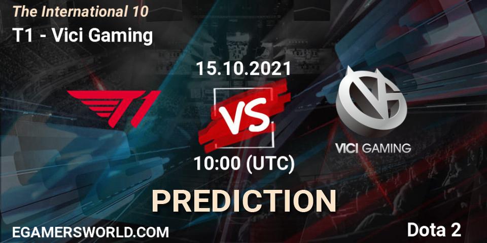 T1 vs Vici Gaming: Betting TIp, Match Prediction. 15.10.21. Dota 2, The Internationa 2021