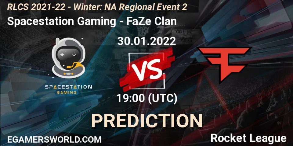 Spacestation Gaming vs FaZe Clan: Betting TIp, Match Prediction. 30.01.2022 at 19:00. Rocket League, RLCS 2021-22 - Winter: NA Regional Event 2