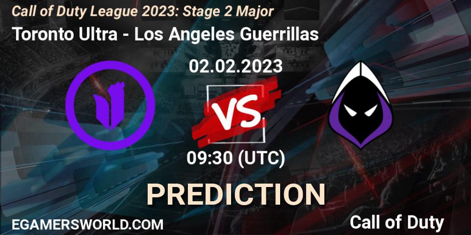 Toronto Ultra vs Los Angeles Guerrillas: Betting TIp, Match Prediction. 02.02.23. Call of Duty, Call of Duty League 2023: Stage 2 Major