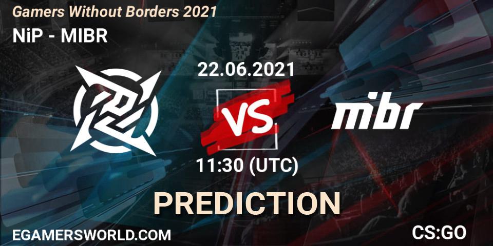 NiP vs MIBR: Betting TIp, Match Prediction. 22.06.21. CS2 (CS:GO), Gamers Without Borders 2021