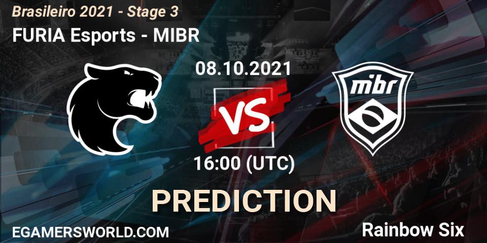 FURIA Esports vs MIBR: Betting TIp, Match Prediction. 08.10.21. Rainbow Six, Brasileirão 2021 - Stage 3
