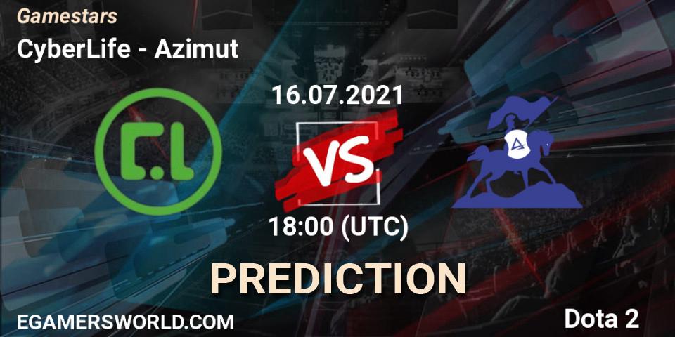 CyberLife vs Azimut: Betting TIp, Match Prediction. 16.07.2021 at 18:09. Dota 2, Gamestars