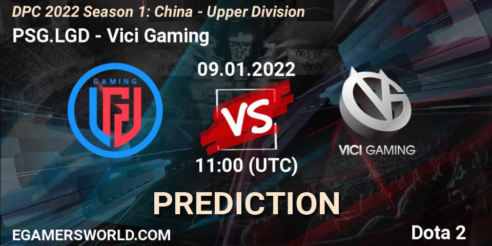 PSG.LGD vs Vici Gaming: Betting TIp, Match Prediction. 09.01.22. Dota 2, DPC 2022 Season 1: China - Upper Division