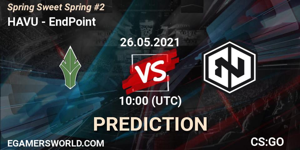 HAVU vs EndPoint: Betting TIp, Match Prediction. 26.05.21. CS2 (CS:GO), Spring Sweet Spring #2