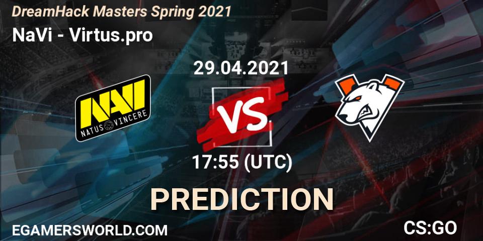 NaVi vs Virtus.pro: Betting TIp, Match Prediction. 29.04.21. CS2 (CS:GO), DreamHack Masters Spring 2021