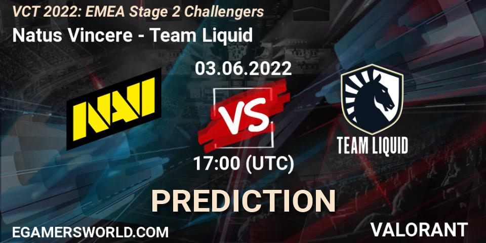 Natus Vincere vs Team Liquid: Betting TIp, Match Prediction. 03.06.22. VALORANT, VCT 2022: EMEA Stage 2 Challengers