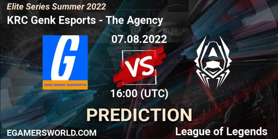 KRC Genk Esports vs The Agency: Betting TIp, Match Prediction. 07.08.22. LoL, Elite Series Summer 2022