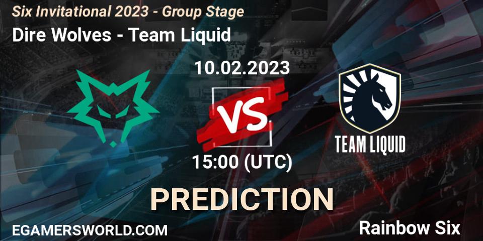 Dire Wolves vs Team Liquid: Betting TIp, Match Prediction. 10.02.23. Rainbow Six, Six Invitational 2023 - Group Stage