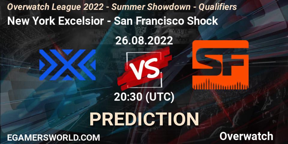 New York Excelsior vs San Francisco Shock: Betting TIp, Match Prediction. 26.08.22. Overwatch, Overwatch League 2022 - Summer Showdown - Qualifiers