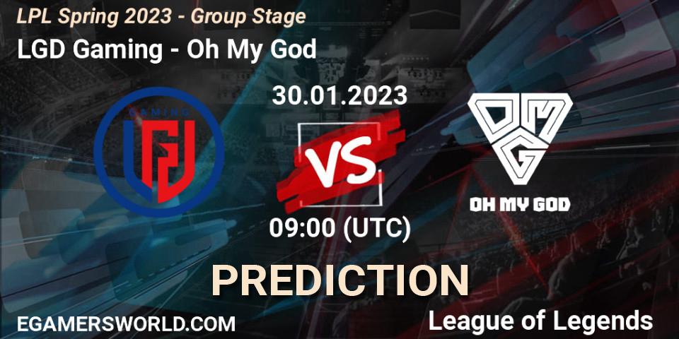 LGD Gaming vs Oh My God: Betting TIp, Match Prediction. 30.01.23. LoL, LPL Spring 2023 - Group Stage