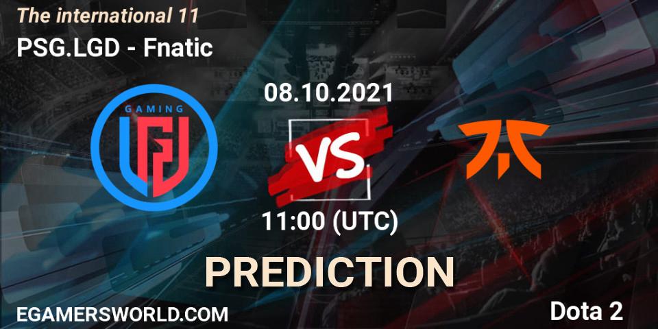 PSG.LGD vs Fnatic: Betting TIp, Match Prediction. 08.10.21. Dota 2, The Internationa 2021