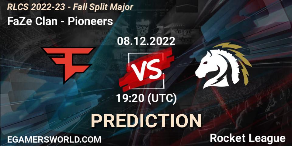 FaZe Clan vs Pioneers: Betting TIp, Match Prediction. 08.12.22. Rocket League, RLCS 2022-23 - Fall Split Major