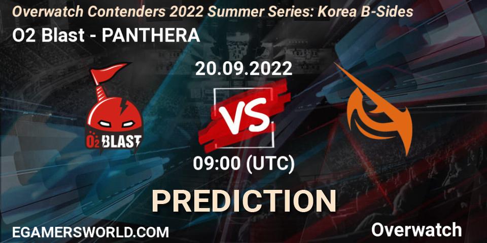 O2 Blast vs PANTHERA: Betting TIp, Match Prediction. 20.09.22. Overwatch, Overwatch Contenders 2022 Summer Series: Korea B-Sides