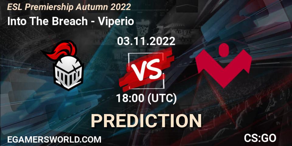 Into The Breach vs Viperio: Betting TIp, Match Prediction. 03.11.22. CS2 (CS:GO), ESL Premiership Autumn 2022