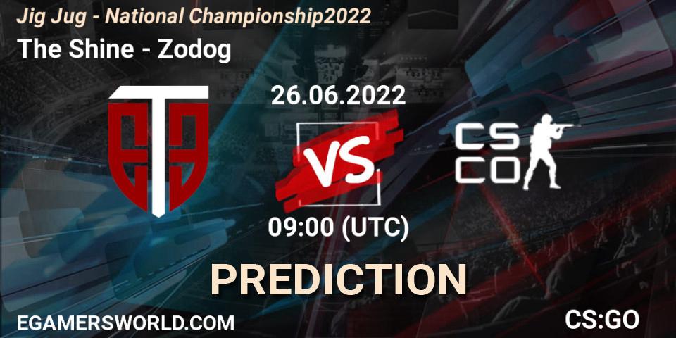 The Shine vs Zodog: Betting TIp, Match Prediction. 26.06.2022 at 09:00. Counter-Strike (CS2), Jig Jug - National Championship 2022