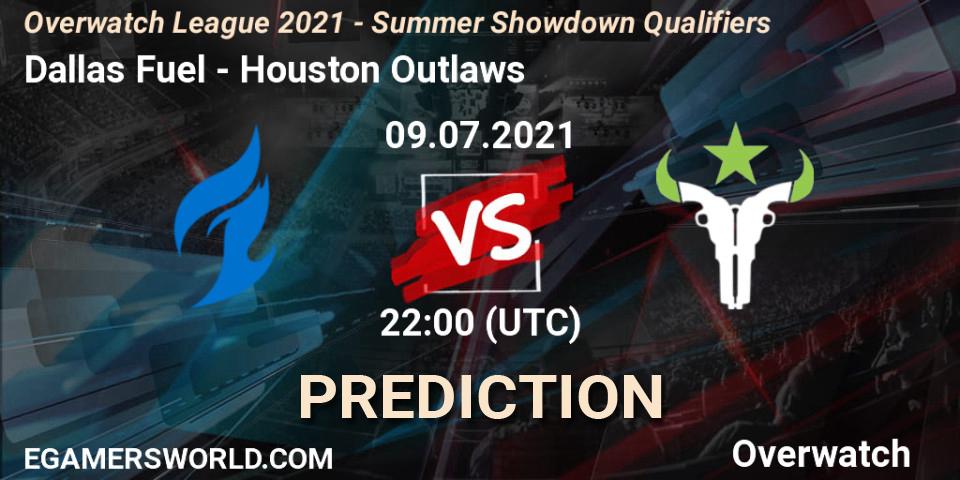 Dallas Fuel vs Houston Outlaws: Betting TIp, Match Prediction. 09.07.21. Overwatch, Overwatch League 2021 - Summer Showdown Qualifiers