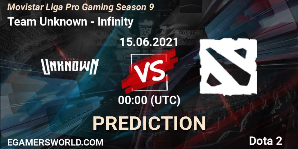 Team Unknown vs Infinity Esports: Betting TIp, Match Prediction. 15.06.21. Dota 2, Movistar Liga Pro Gaming Season 9
