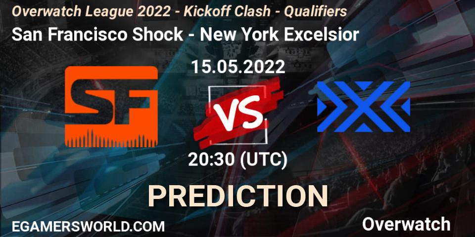 San Francisco Shock vs New York Excelsior: Betting TIp, Match Prediction. 15.05.22. Overwatch, Overwatch League 2022 - Kickoff Clash - Qualifiers