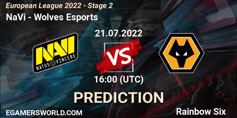 NaVi vs Wolves Esports: Betting TIp, Match Prediction. 21.07.22. Rainbow Six, European League 2022 - Stage 2