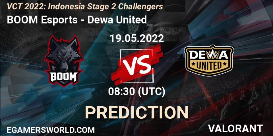 BOOM Esports vs Dewa United: Betting TIp, Match Prediction. 19.05.22. VALORANT, VCT 2022: Indonesia Stage 2 Challengers