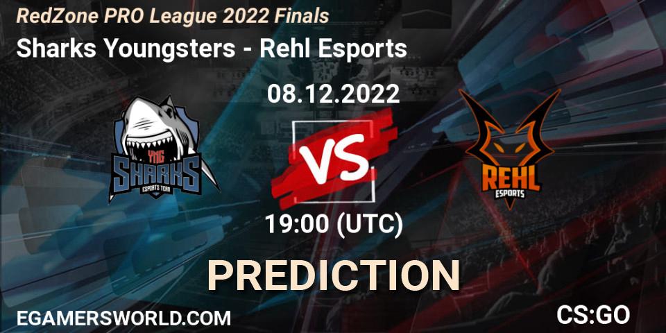 Sharks Youngsters vs Rehl Esports: Betting TIp, Match Prediction. 08.12.22. CS2 (CS:GO), RedZone PRO League 2022 Finals