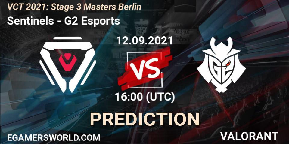 Sentinels vs G2 Esports: Betting TIp, Match Prediction. 12.09.21. VALORANT, VCT 2021: Stage 3 Masters Berlin